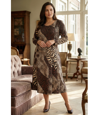 Magna Brown Magna Dress