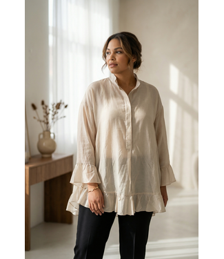 merkloos Brown Blouse