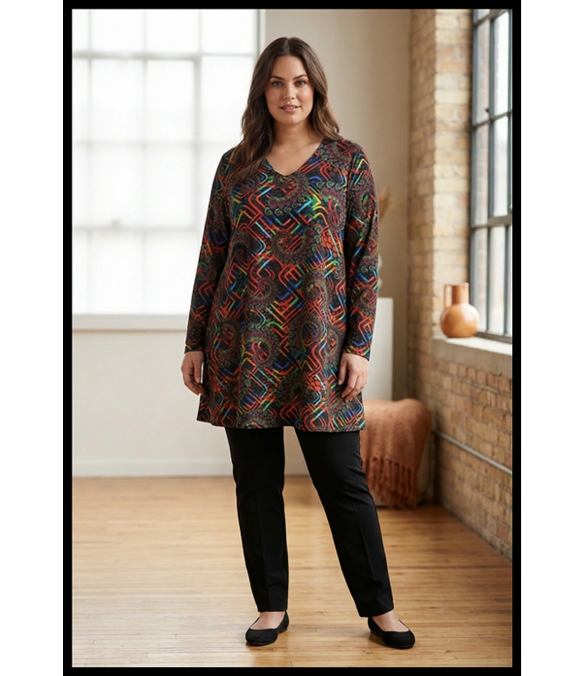 Schwarz Magna Tunika