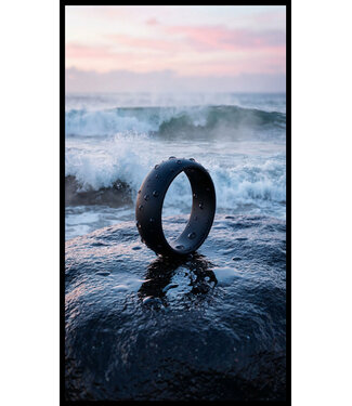 merkloos Schwarz Ring