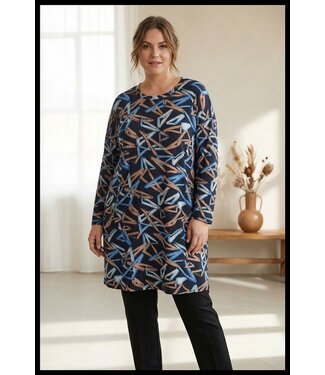 Magna Blau Magna Kleid