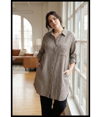 merkloos Brown Blouse