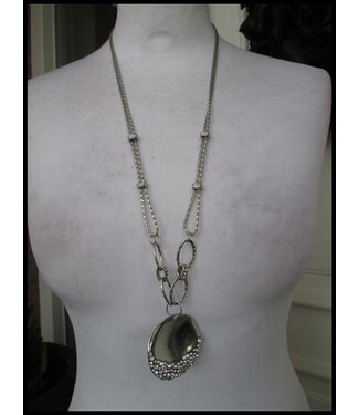 merkloos Zilveren Ketting