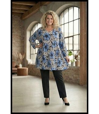 Magna Blau Magna Kleid