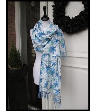 merkloos Blue Shawl