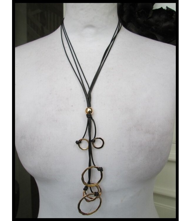 Schwarz Halskette