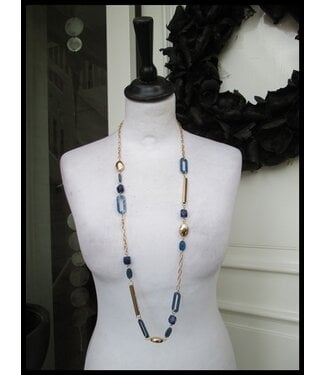 merkloos Gelb Halskette