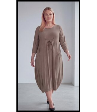 Magna Braun Magna Kleid