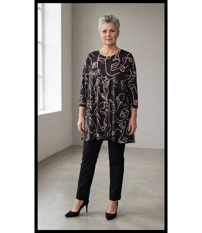 Black Magna Tunic