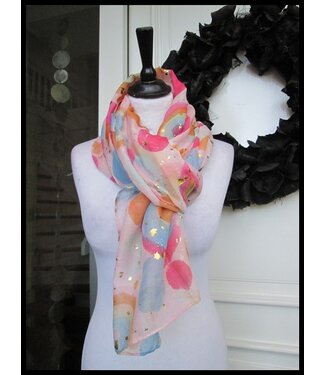 merkloos Rosa Schal