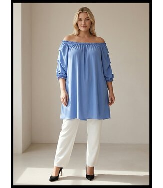 merkloos Violet Tunika