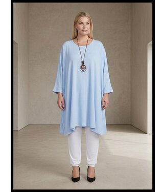 merkloos Blau Tunika