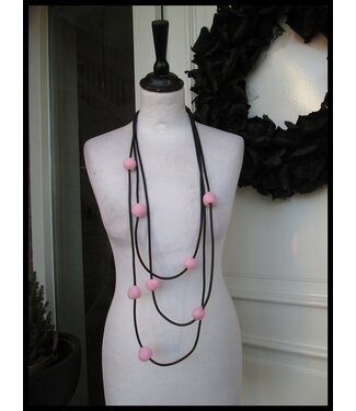 merkloos Pink Necklet