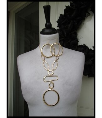 merkloos Tweedelige Ketting