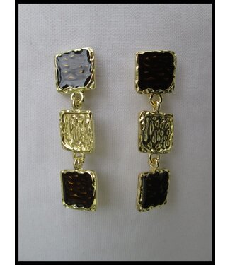 merkloos Brown Earring