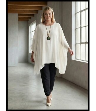 merkloos Wijd Voile Tuniek
