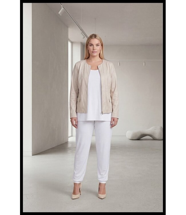 Ecru Leatherlook Magna Jack