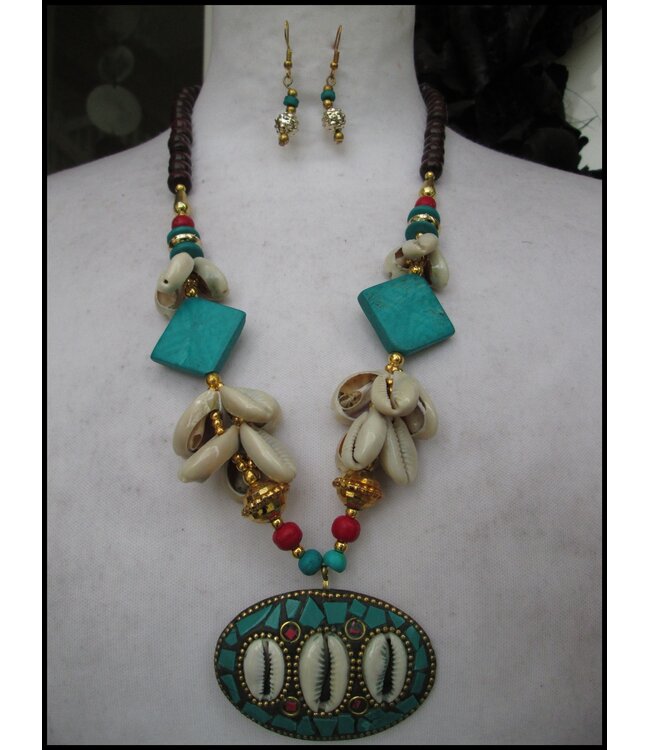 Koraal Parel Ketting