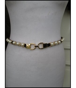 merkloos Elastische Parel Riem