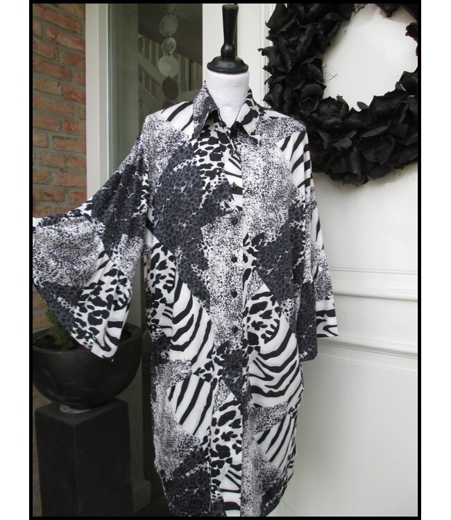 Schwarz Magna Tunika