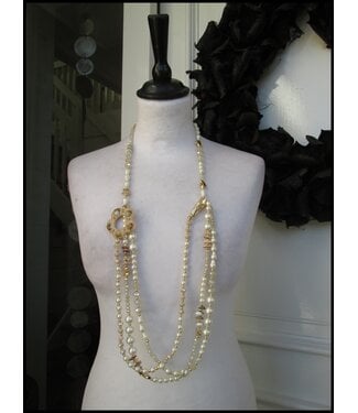 merkloos Parel Ketting