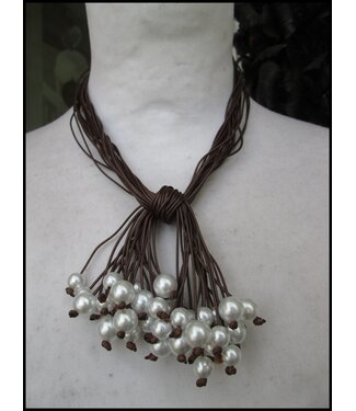 merkloos Brown Necklet
