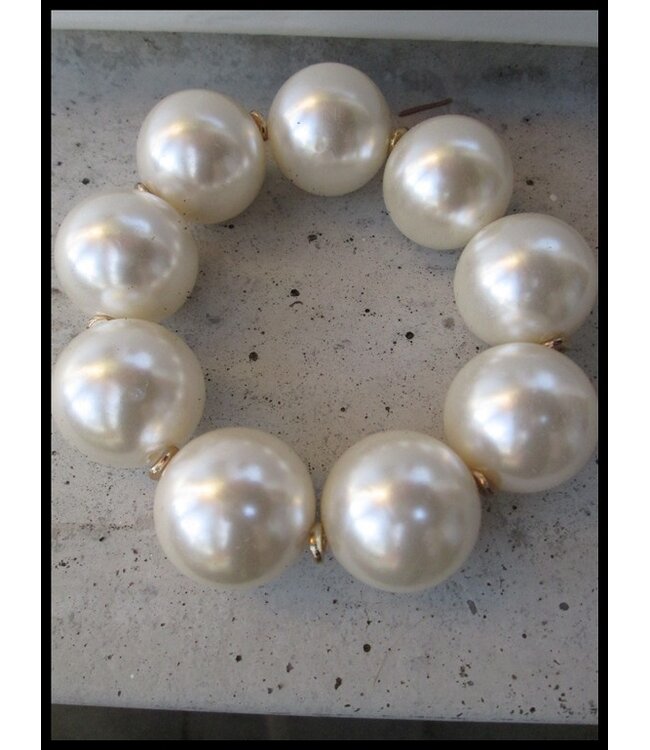 Grote sjieke parel armband
