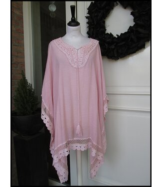 merkloos Wijd Lang Tuniek