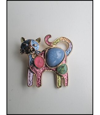 merkloos Blue Brooch