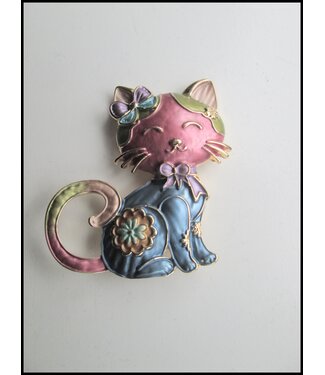 merkloos Blue Brooch