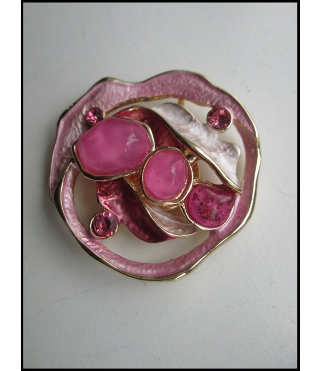 Pink Brooch