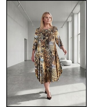 Magna Braun Magna Kleid