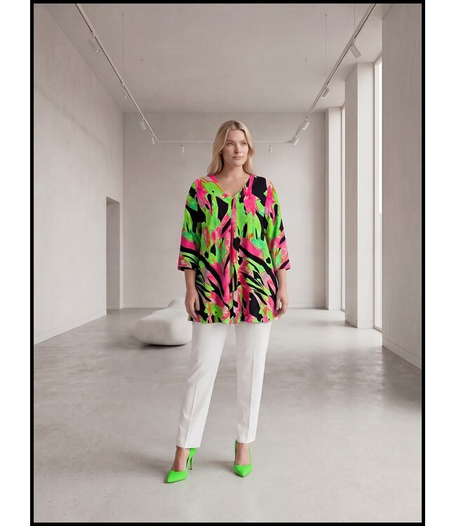 Schwarz Magna Tunika