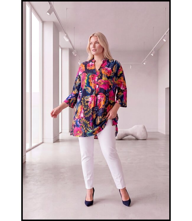 Schwarz Magna Tunika