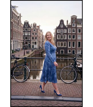 Magna Blau Magna Kleid