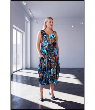 Magna Blau Magna Kleid