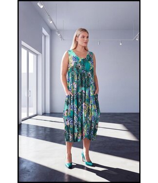 Magna Grün Magna Kleid