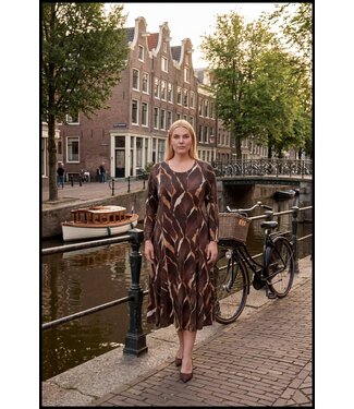 Magna Braun Magna Kleid