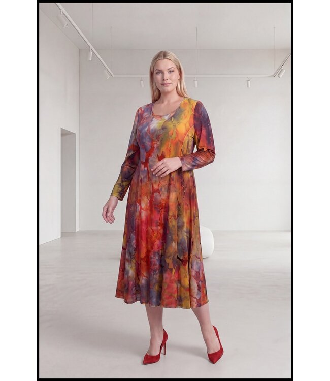 Orange Magna Kleid