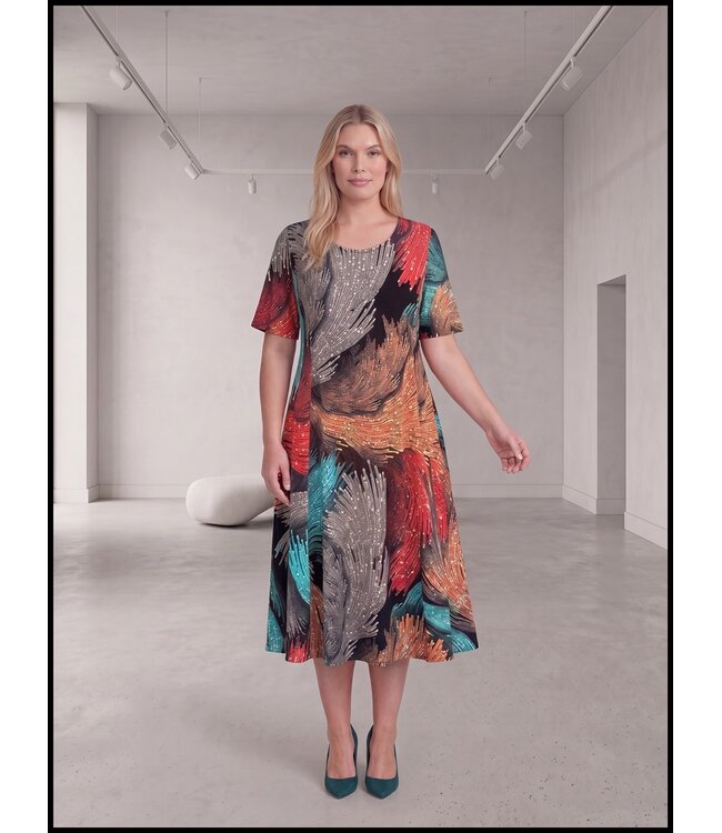Rot Magna Kleid