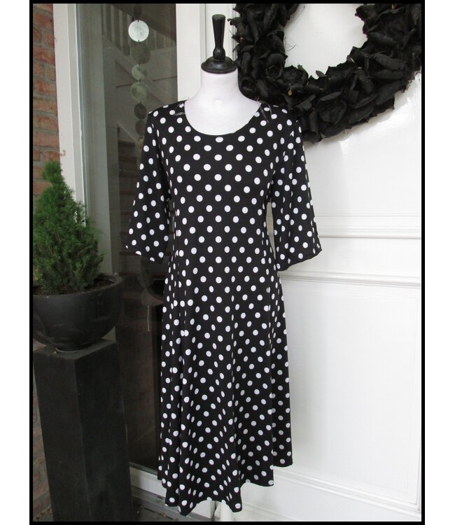 Schwarz Magna Kleid