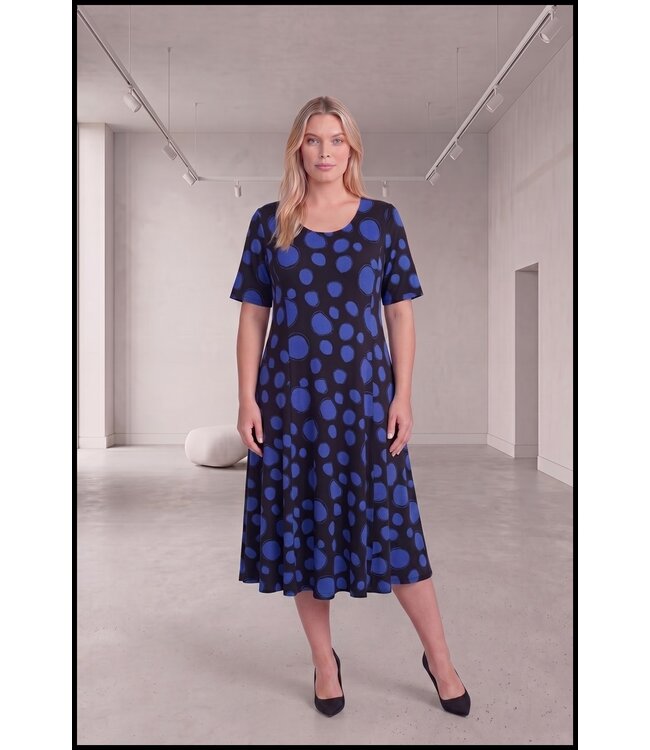 Schwarz Magna Kleid