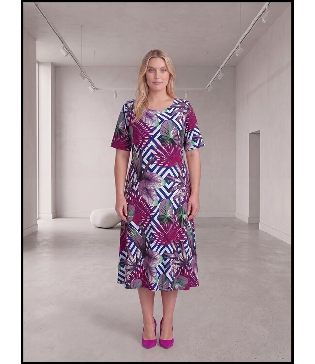 Fleurige Magna Jurk
