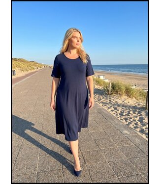 Magna Blau Magna Kleid