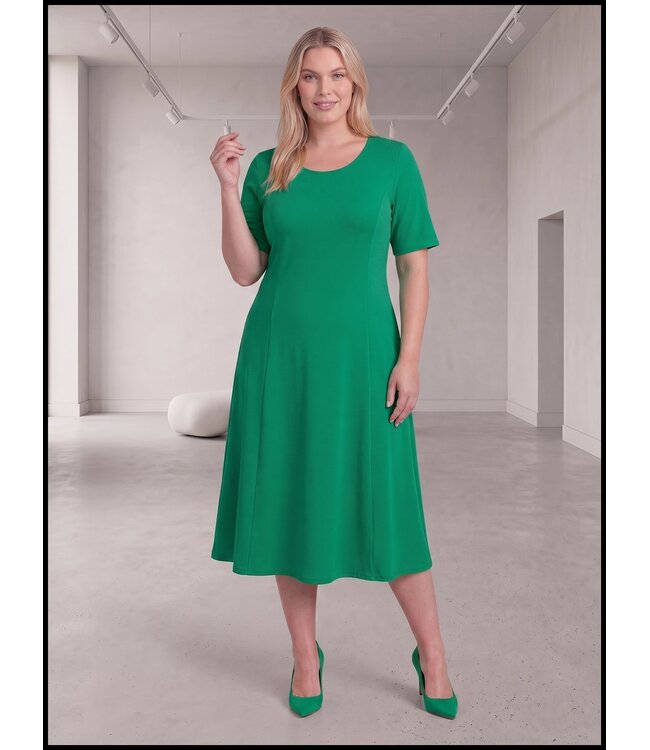 Grün Magna Kleid