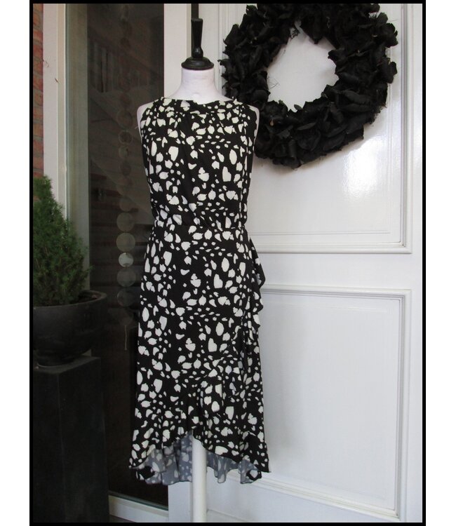 Schwarz Magna Kleid