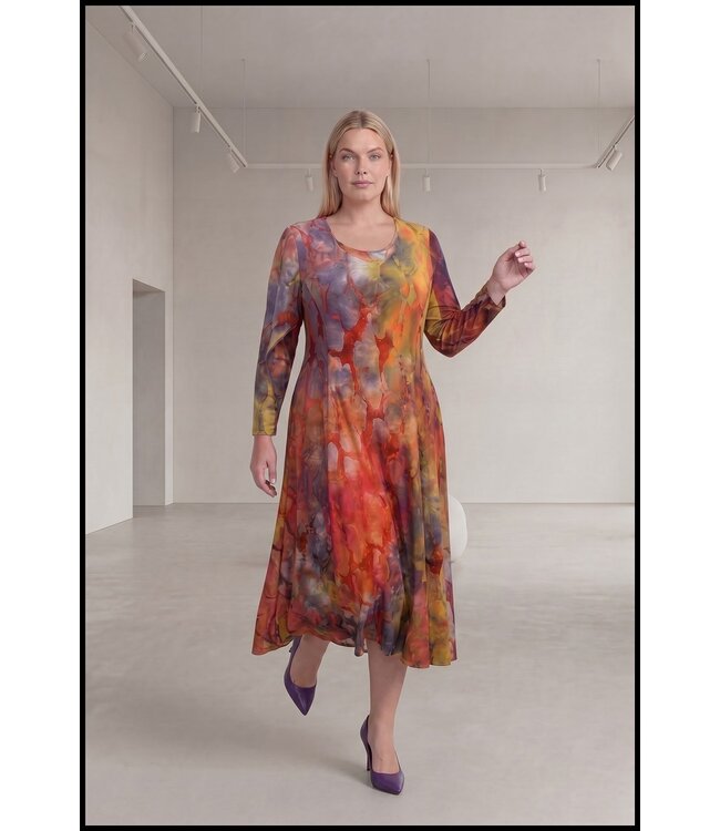 Orange Magna Kleid