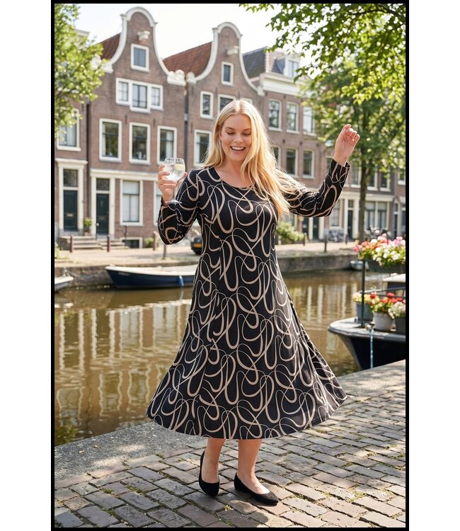 Black Magna Dress