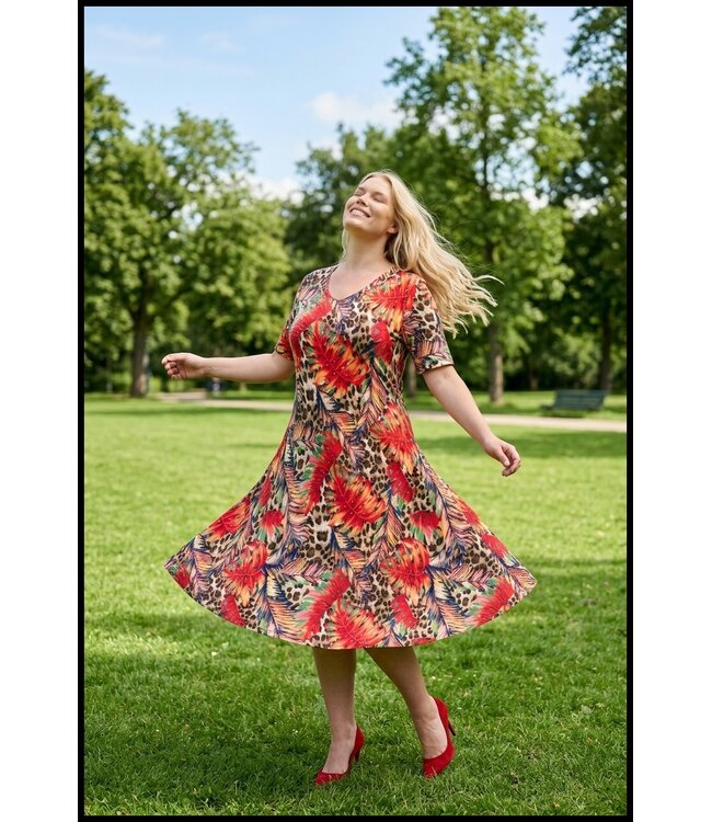 Orange Magna Kleid