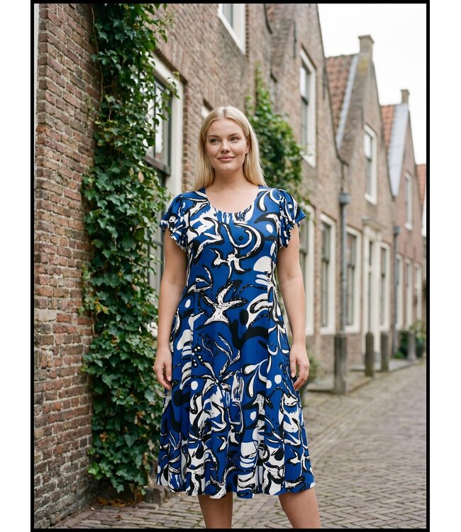Blau Magna Kleid